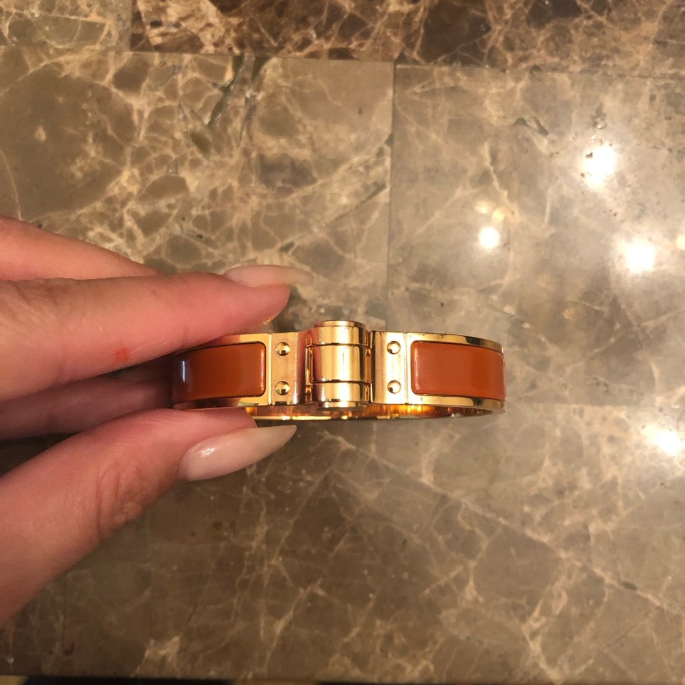 Hermès Enamel Hinge Bracelet PM 100% AUTHENTIC
